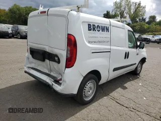 2022 Ram ProMaster City Cargo Tradesman with VIN ZFBHRFAB1N6X35444, listed as a Copart auction lot 71924654 with Not Provided miles and Salvage Title. Bid and sale history available at DreamBid. Image 3.
