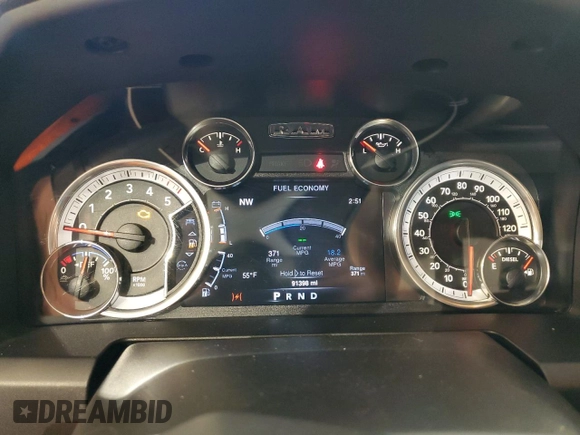 2016 Ram 1500 SLT with VIN 1C6RR7LM4GS357854, listed as a Copart auction lot 51022585 with 91,398 mi miles and Clean title. Bid and sale history available at DreamBid. Image 9.