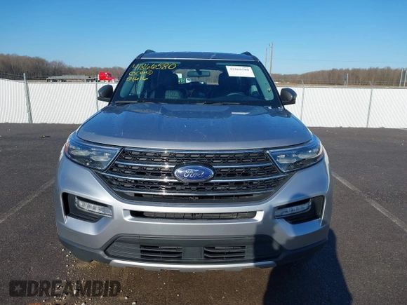 2022 Ford Explorer XLT with VIN 1FMSK8DH2NGA63497, listed as a IAAI auction lot 41866580 with 54,616 mi miles. Bid and sale history available at carsss.com. Image 13.