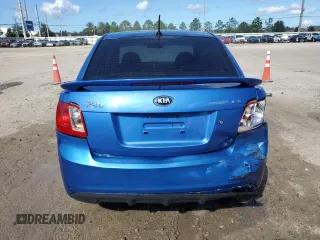 2010 Kia Rio LX with VIN KNADH4A33A6632951, listed as a Copart auction lot 72629144 with 168,289 mi miles and Salvage Title. Bid and sale history available at DreamBid. Image 6.
