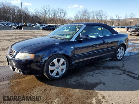 2005 Audi A4 3.0L with VIN WAUDT48H75K007160, listed as a Copart auction lot 44490145 with 90,983 mi miles and Salvage Title. Bid and sale history available at carsss.com. Image 1.