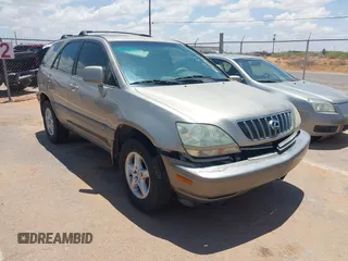 2001 Lexus RX 300 with VIN JTJGF10U110087797, listed as a IAAI auction lot 42698804 with 213,167 mi miles and . Bid and sale history available at DreamBid. Image 1.