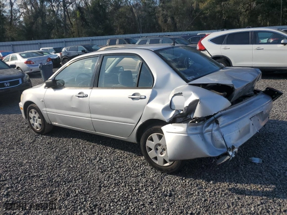 2002 Mitsubishi Lancer ES with VIN JA3AJ26E72U062554, listed as a Copart auction lot 45915625 with 163,839 mi miles and Salvage Title. Bid and sale history available at carsss.com. Image 2.