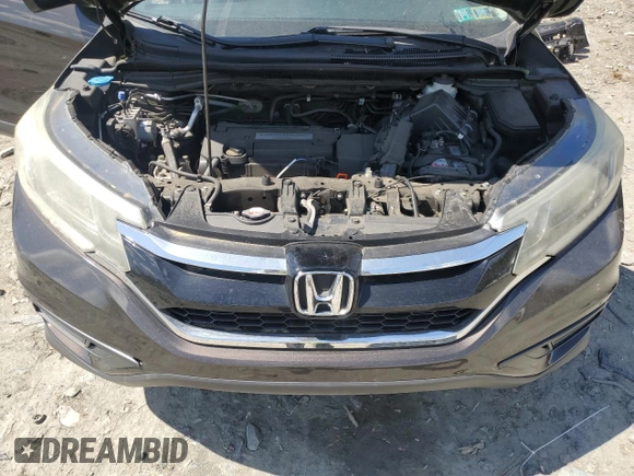 2015 Honda CR-V LX with VIN 2HKRM4H32FH621981, listed as a Copart auction lot 52135925 with 38,562 mi miles and Salvage Title. Bid and sale history available at DreamBid. Image 12.