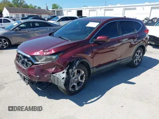 2017 Honda CR-V EX with VIN 7FARW1H51HE007293, listed as a IAAI auction lot 41768836 with 86,553 mi miles. Bid and sale history available at carsss.com. Image 2.