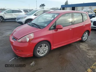 2007 Honda Fit Sport with VIN JHMGD38677S038030, listed as a Copart auction lot 51731205 with 89,290 mi miles and Clean Title. Bid and sale history available at carsss.com. Image 1.