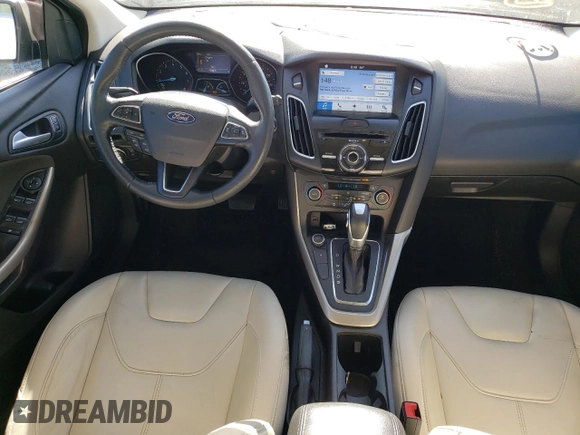 2017 Ford Focus Titanium with VIN 1FADP3N2XHL268174, listed as a Copart auction lot 59761415 with 53,522 mi miles and Salvage title. Bid and sale history available at DreamBid. Image 8.
