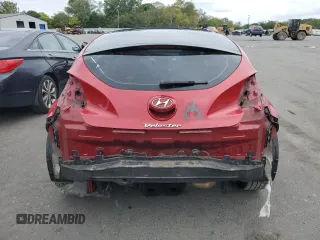 2014 Hyundai Veloster with VIN KMHTC6AD8EU199612, listed as a Copart auction lot 71808324 with 76,130 mi miles and Salvage Title. Bid and sale history available at carsss.com. Image 6.