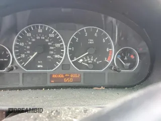 2002 BMW 3 Series 330xi with VIN WBAEW53482PG08312, listed as a Copart auction lot 80872734 with 180,306 mi miles and Salvage title. Bid and sale history available at DreamBid. Image 9.