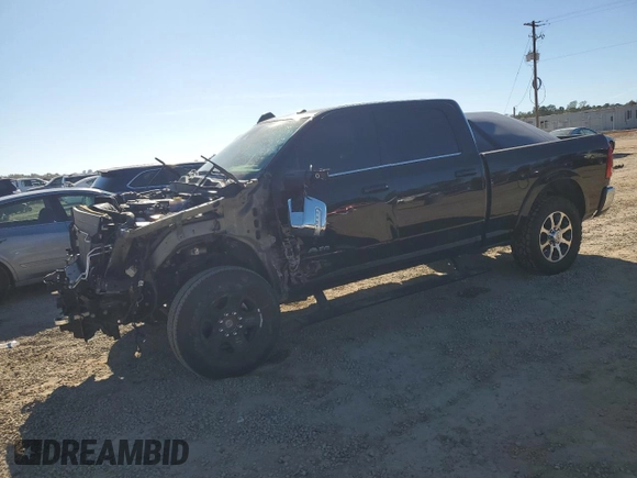 2023 Ram 2500 Longhorn with VIN 3C6UR5GL2PG617143, listed as a Copart auction lot 85703644 with 26,092 mi miles and Salvage Title. Bid and sale history available at carsss.com. Image 1.