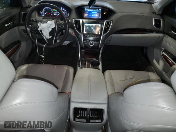 2015 Acura TLX Technology with VIN 19UUB1F59FA003035, listed as a Copart auction lot 55828825 with 120,926 mi miles and Salvage title. Bid and sale history available at DreamBid. Image 8.