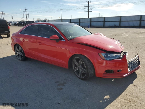 2015 Audi A3 2.0T Premium Plus with VIN WAUEFGFF5F1026327, listed as a Copart auction lot 47409745 with 101,997 mi miles and Salvage Title. Bid and sale history available at carsss.com. Image 4.