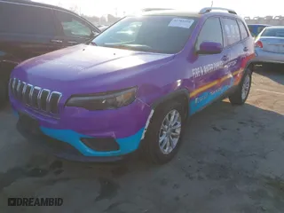 2020 Jeep Cherokee Latitude with VIN 1C4PJLCB9LD624998, listed as a IAAI auction lot 41285598 with 96,586 mi miles. Bid and sale history available at carsss.com. Image 2.