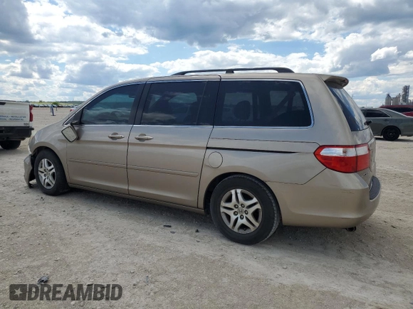 2007 Honda Odyssey EX-L with VIN 5FNRL38757B440549, listed as a Copart auction lot 56468505 with 211,759 mi miles and Clean Title. Bid and sale history available at DreamBid. Image 2.