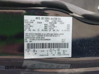 2008 Ford Explorer XLT with VIN 1FMEU73E78UA98826, listed as a IAAI auction lot 42018745 with 154,823 mi miles. Bid and sale history available at carsss.com. Image 9.