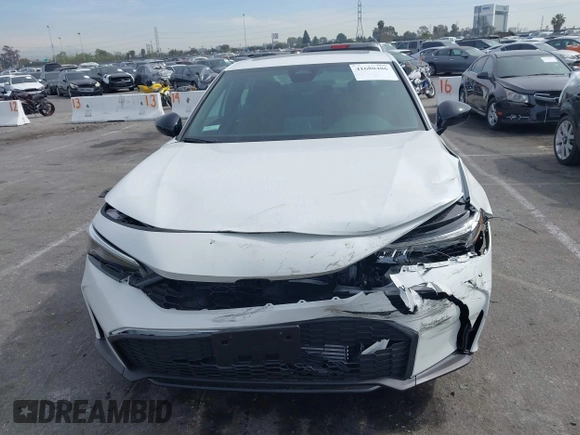 2025 Honda Civic Si with VIN 2HGFE1E52SH473243, listed as a IAAI auction lot 41680486 with 870 mi miles and . Bid and sale history available at DreamBid. Image 6.