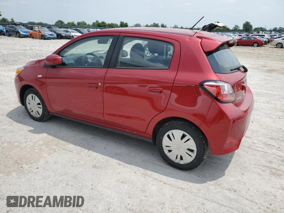 2024 Mitsubishi Mirage ES z VIN ML32AUHJ4RH028833, wystawiony jako Copart lot #59526975 z przebiegiem 7 928 mil mil oraz Czysty tytuł • Clean title. Historia ofert i sprzedaży dostępna na DreamBid. Obrazek 2.