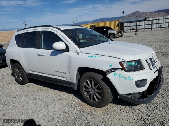 2016 Jeep Compass High Altitude Edition with VIN 1C4NJCEA7GD743862, listed as a Copart auction lot 49645465 with 103,253 mi miles and Salvage Title. Bid and sale history available at carsss.com. Image 4.