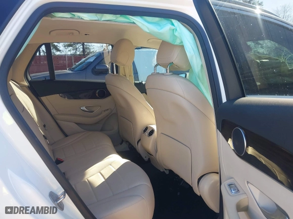 2021 Mercedes-Benz GLC with VIN W1N0G8DB7MF919902, listed as a IAAI auction lot 41577694 with 36,790 mi miles. Bid and sale history available at carsss.com. Image 8.