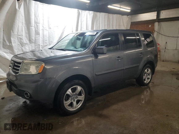 2012 Honda Pilot EX-L with VIN 5FNYF4H72CB063889, listed as a Copart auction lot 42989735 with 165,264 mi miles and Salvage title. Bid and sale history available at DreamBid. Image 1.