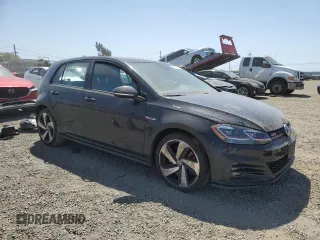 2019 Volkswagen Golf GTI S with VIN 3VW5T7AU7KM029516, listed as a Copart auction lot 53509345 with 10,221 mi miles and Salvage Title. Bid and sale history available at carsss.com. Image 4.