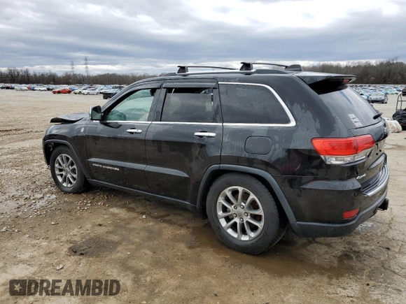 2015 Jeep Grand Cherokee Limited with VIN 1C4RJFBGXFC814746, listed as a Copart auction lot 47771625 with 0 mi miles and Clean Title. Bid and sale history available at carsss.com. Image 2.