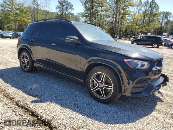 2022 Mercedes-Benz GLE 450 with VIN 4JGFB5KB0NA811004, listed as a Copart auction lot 49235325 with 26,274 mi miles and Salvage title. Bid and sale history available at DreamBid. Image 4.