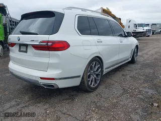 2019 BMW X7 xDrive40i with VIN 5UXCW2C53KL083874, listed as a IAAI auction lot 41280522 with 155,067 mi miles. Bid and sale history available at carsss.com. Image 4.