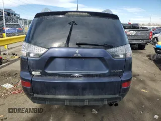 2007 Mitsubishi Outlander XLS with VIN JA4MT41X17Z020320, listed as a Copart auction lot 43949725 with 214,347 mi miles and Salvage Title. Bid and sale history available at carsss.com. Image 6.