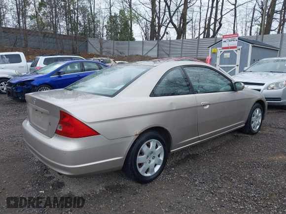 2002 Honda Civic EX with VIN 1HGEM22962L100284, listed as a IAAI auction lot 42094951 with 180,505 mi miles. Bid and sale history available at carsss.com. Image 4.
