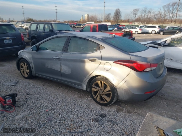 2014 Hyundai Elantra SE with VIN KMHDH4AE7EU161288, listed as a IAAI auction lot 41465502 with 221,041 mi miles. Bid and sale history available at carsss.com. Image 3.