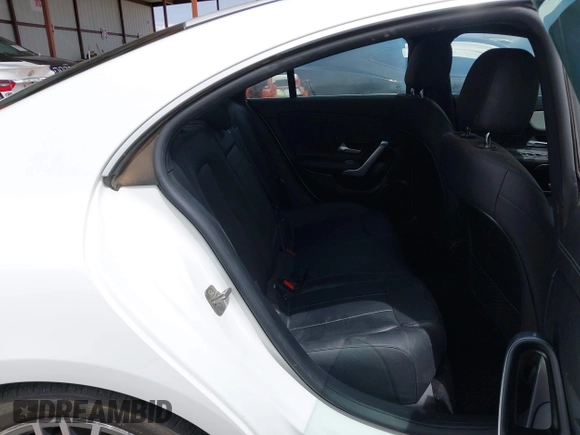 2023 Mercedes-Benz CLA 250 with VIN W1K5J4GB8PN391130, listed as a IAAI auction lot 42052752 with 20,679 mi miles and . Bid and sale history available at DreamBid. Image 8.