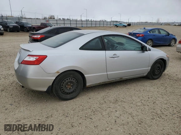 2008 Honda Civic Cpe LX with VIN 2HGFG12668H002566, listed as a Copart auction lot 53576435 with 243,201 mi miles and Clean Title. Bid and sale history available at carsss.com. Image 3.