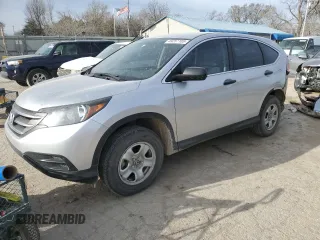 2013 Honda CR-V LX with VIN 2HKRM4H39DH659155, listed as a Copart auction lot 49257105 with 156,412 mi miles and Salvage Title. Bid and sale history available at DreamBid. Image 1.