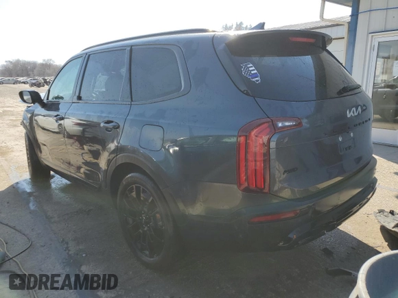 2022 Kia Telluride EX with VIN 5XYP3DHC5NG314546, listed as a Copart auction lot 49119535 with 22,107 mi miles and Salvage Title. Bid and sale history available at carsss.com. Image 2.