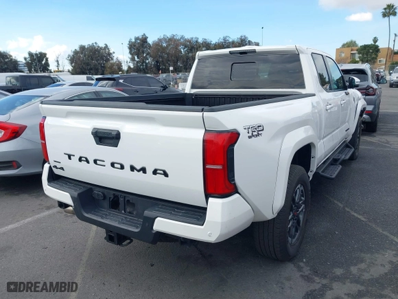 2024 Toyota Tacoma 4WD SR5 with VIN 3TYLB5JNXRT007339, listed as a IAAI auction lot 41432778 with 4,038 mi miles. Bid and sale history available at carsss.com. Image 4.