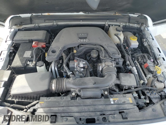 2021 Jeep Wrangler Unlimited Sport S with VIN 1C4HJXDG1MW815830, listed as a Copart auction lot 50634965 with 39,387 mi miles and Salvage title. Bid and sale history available at DreamBid. Image 11.