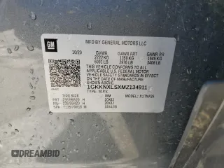 2021 GMC Acadia Denali z VIN 1GKKNXLSXMZ134911, wystawiony jako Copart lot #88755975 z przebiegiem 42 927 mil mil oraz Szkoda całkowita • Salvage title. Historia ofert i sprzedaży dostępna na DreamBid. Obrazek 13.