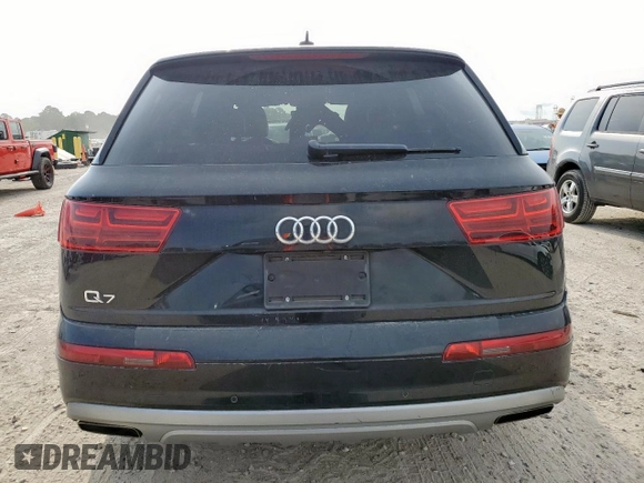 2019 Audi Q7 Premium with VIN WA1AHAF74KD022371, listed as a Copart auction lot 57596815 with 140,650 mi miles and Salvage title. Bid and sale history available at DreamBid. Image 6.
