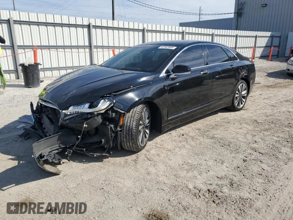 2017 Lincoln MKZ Reserve with VIN 3LN6L5FC8HR611319, listed as a Copart auction lot 47242005 with 74,642 mi miles and Salvage title. Bid and sale history available at DreamBid. Image 1.