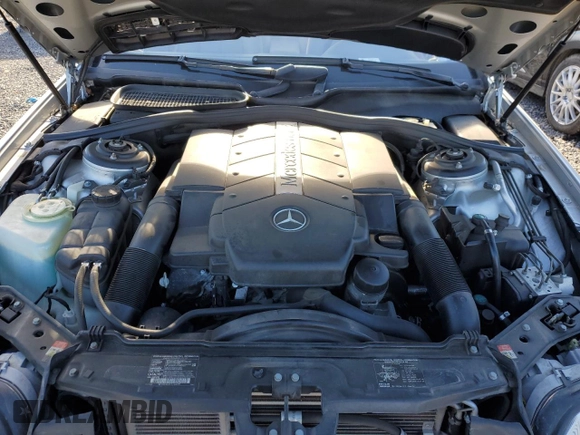 2001 Mercedes-Benz CL 500/600 z VIN WDBPJ75J91A018531, wystawiony jako Copart lot #83303954 z przebiegiem 23 660 mil mil oraz Szkoda całkowita • Salvage title. Historia ofert i sprzedaży dostępna na DreamBid. Obrazek 11.