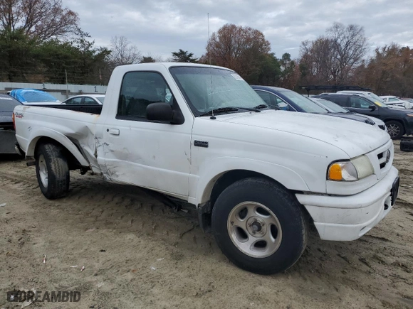 2002 Mazda B-Series 2WD Truck DS with VIN 4F4YR12U12TM21880, listed as a Copart auction lot 82180544 with 276,863 mi miles and Salvage Title. Bid and sale history available at carsss.com. Image 4.