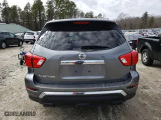 2020 Nissan Pathfinder S with VIN 5N1DR2AN6LC577174, listed as a Copart auction lot 48802775 with 58,442 mi miles and Salvage Title. Bid and sale history available at carsss.com. Image 6.