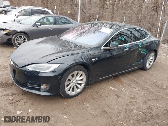 2017 Tesla Model S 100D with VIN 5YJSA1E25HF215778, listed as a IAAI auction lot 41692605 with Not Provided miles and . Bid and sale history available at DreamBid. Image 2.