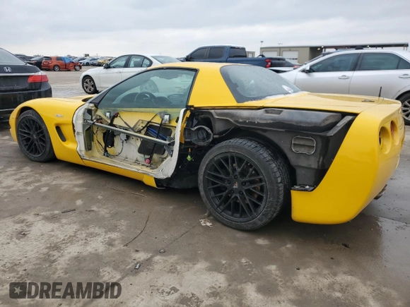 2004 Chevrolet Corvette Z06 with VIN 1G1YY12S445111300, listed as a Copart auction lot 87840815 with 120,463 mi miles and Salvage Title. Bid and sale history available at carsss.com. Image 2.