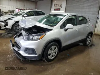 2018 Chevrolet Trax LS with VIN KL7CJKSB8JB602460, listed as a Copart auction lot 49741845 with 62,870 mi miles and Salvage Title. Bid and sale history available at carsss.com. Image 1.