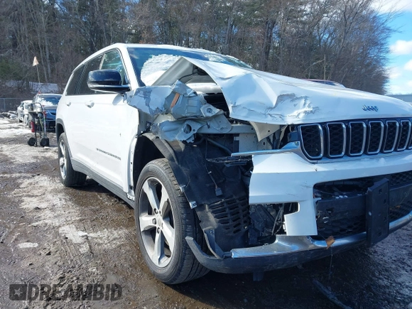 2021 Jeep Grand Cherokee Limited with VIN 1C4RJKBG4M8125519, listed as a IAAI auction lot 41600162 with 81,467 mi miles and . Bid and sale history available at DreamBid. Image 6.