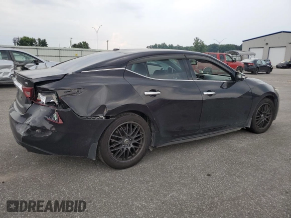 2017 Nissan Maxima S with VIN 1N4AA6AP4HC406296, listed as a Copart auction lot 62153935 with 186,493 mi miles and Salvage title. Bid and sale history available at DreamBid. Image 3.