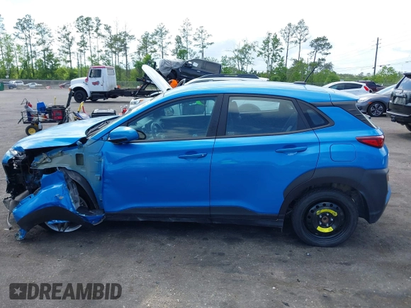 2021 Hyundai Kona SE with VIN KM8K12AA7MU638068, listed as a IAAI auction lot 42012280 with 67,637 mi miles and . Bid and sale history available at DreamBid. Image 14.