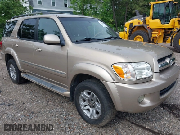 2005 Toyota Sequoia Limited with VIN 5TDBT48A35S234156, listed as a IAAI auction lot 42181692 with 270,131 mi miles and . Bid and sale history available at DreamBid. Image 1.